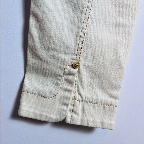 Vintage  Roberto Cavalli white Jeans with signature belt 44 - Picture 6 of 10